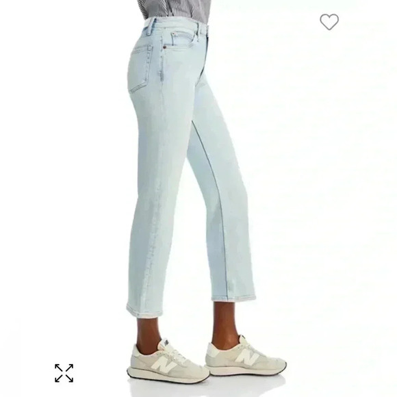 NWOT RE/DONE 70s crop boot jean in vapor wave - Picture 9 of 10